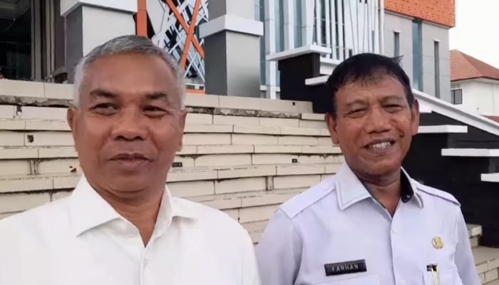 Bupati Martin dan Wakil Bupati Farhan Berpamitan
